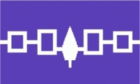 Irokesen (Indianerbündniss) Fahne / Flagge 90x150 cm