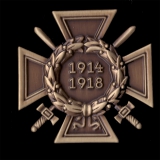 Frontkämpfer EK 1914-1918 Pin 35x35 mm