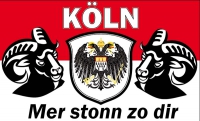 Kln (Mer stonn zo dir) Fahne / Flagge 90x150 cm