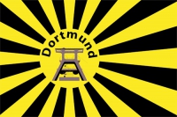 Dortmund Frderturm Fahne / Flagge 90x150 cm
