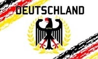 Deutschland Adler weiß Fahne / Flagge 90x150 cm