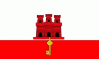 Gibraltar Fahne / Flagge 90x150 cm