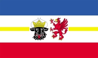 Mecklenburg Vorpommern Premium Sturmflagge 90x150 cm