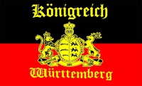 Königreich Württemberg Premium Sturmflagge 90x150 cm