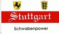 Stuttgart Schwabenpower Fahne / Flagge 90x150 cm (Motiv 1)