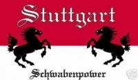 Stuttgart Schwabenpower Fahne / Flagge 90x150 cm (Motiv 2)