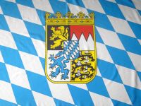 Bayern Fahne / Flagge mit Wappen 150x250 cm