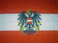 Österreich Fahne / Flagge 90x150 cm mit Adler