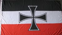 Gösch Eisernes Kreuz Fahne / Flagge 90x150 cm
