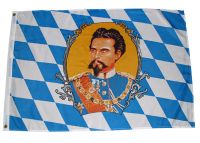 Bayern Knig Ludwig Fahne / Flagge 60x90 cm