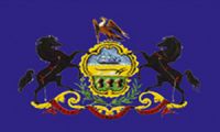 Pennsylvania Fahne / Flagge 90x150 cm