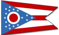 Ohio Fahne / Flagge 90x150 cm