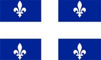 Quebec Fahne / Flagge 90x150 cm