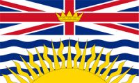 British Columbia Fahne / Flagge 90x150 cm