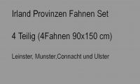 Irland Provinzen Fahnen Set 90x150 cm (4Teilig)
