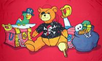 Piraten Teddy Fahne / Flagge 90x150 cm