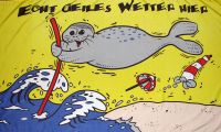 Geiles Wetter Fahne / Flagge 90x150 cm Motiv2