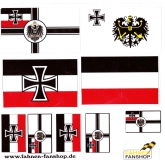 Deutsches Reich Aufkleber Set