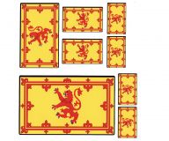 Schottland Royal Aufkleber Set