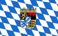 Bayern Aufkleber Flagge 8 x 5 cm