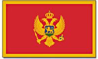 Montenegro Fahne / Flagge 90x150 cm