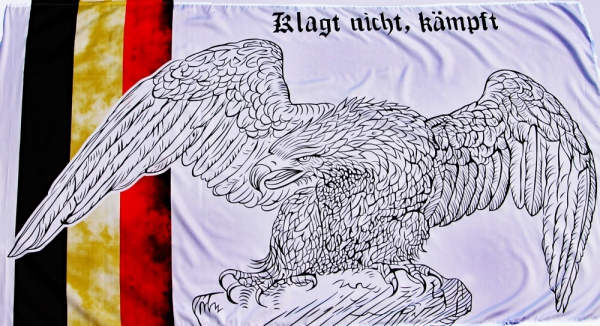 Klagt nicht kämpft Fahne / Flagge 90x150 cm