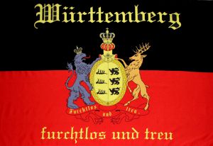 Württemberg Fahne / Flagge 90x150 cm furchtlos und treu