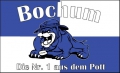 Bochum Fahne 90x150 cm Die Nr.1 aus dem Pott (Bulldoge)
