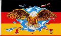 Deutschland breiter Adler Fahne / Flagge 90x150 cm