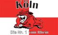 Kln Fahne / Flagge 90x150 cm Die Nr.1 vom Rhein (Bulldogge)