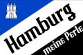 Hamburg Fahne / Flagge 90x150 cm meine Perle Motiv 2