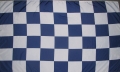 Karo Blau-Weiß Fahne / Flagge 90x150 cm