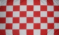 Karo Rot-Weiß Fahne / Flagge 90x150 cm