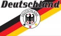 Deutschland Fan Fahne / Flagge 90x150 cm (Motiv 8)