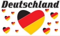 Deutschland Fan Fahne / Flagge 90x150 cm (Motiv 13)