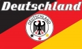 Deutschland Fan Fahne / Flagge 90x150 cm (Motiv 11)
