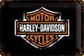 Harley Davidson Paint Logo Blechschild 20 x 30 cm