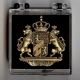 Bayern Wappen mit Löwen Pin (Geschenkbox 40x40x18mm)