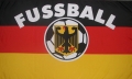 Deutschland Fan Fahne / Flagge 90x150 cm Motiv: Fussball