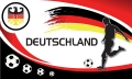 Deutschland Fahne / Flagge 90x150 cm Fussball Schwarz Rot Gold