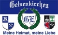 Gelsenkirchen Fahne / Flagge 90x150 cm Meine Heimat