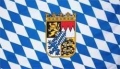 Bayern mit Wappen Fahne / Flagge 60x90 cm