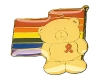 Rainbow Flag & Brli Pin