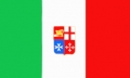 Italien mit Wappen Zivil Fahne / Flagge 90x150 cm