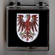 Brandenburg Wappen Pin Anstecknadel (Geschenkbox 40x40x18mm)