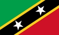 St. Kitts und Nevis Fahne / Flagge 90x150 cm