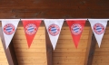 Bayern München Wimpelkette 3,5Meter (12 Wimpel 20x30 cm)