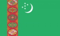 Turkmenistan Fahne / Flagge 90x150 cm