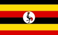 Uganda Fahne / Flagge 90x150 cm