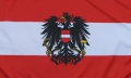 sterreich mit Adler Fahne / Flagge 150x250 cm XXL